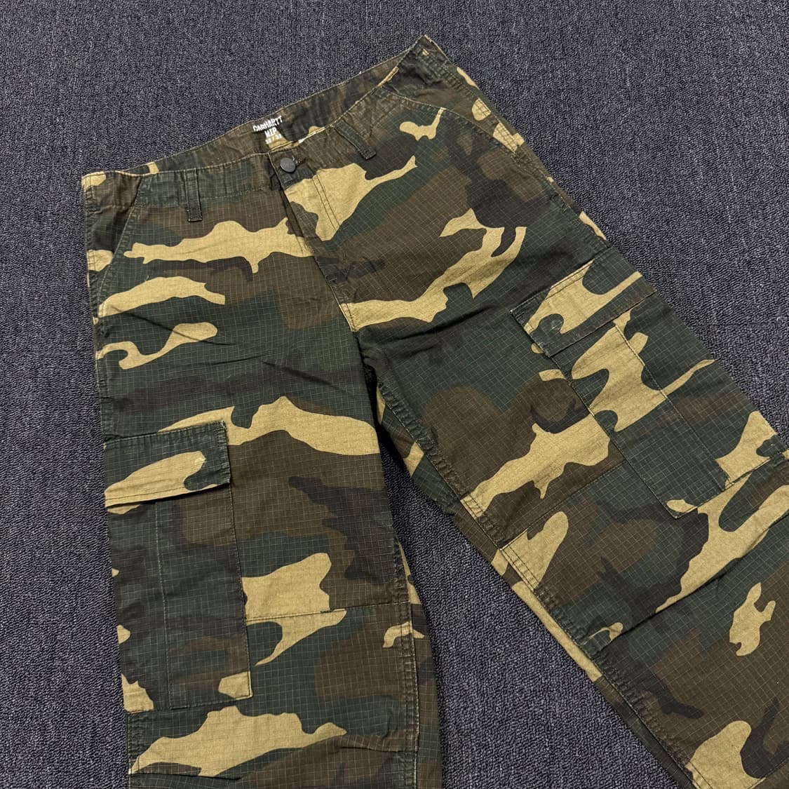 칼하트wip 카모 레귤러 카고 팬츠  상품이미지6