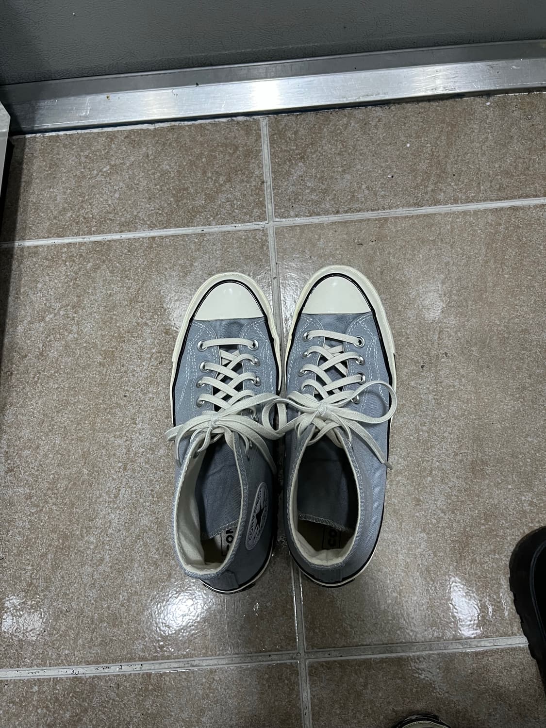 ‼️고무끈 포함) 컨버스 척 70 하이 울프그레이 245 상품이미지5