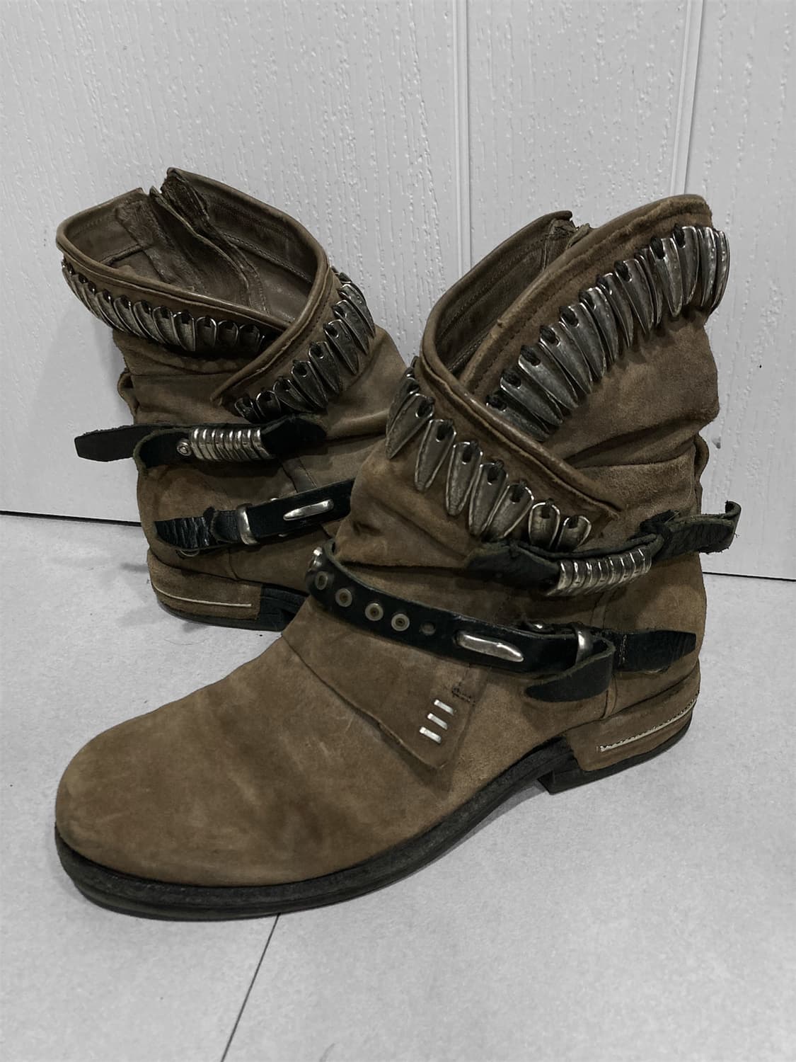 A.S.98 메탈 스트랩 웨스턴 부츠 상품이미지1