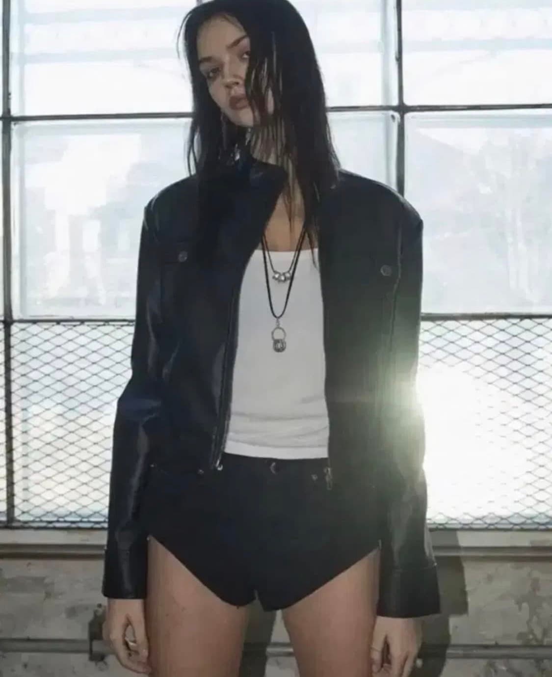 급처)보헤미안서울 베이직 투웨이 레더자켓 미스치프 오픈와이와이 쓰리타임즈 상품이미지2