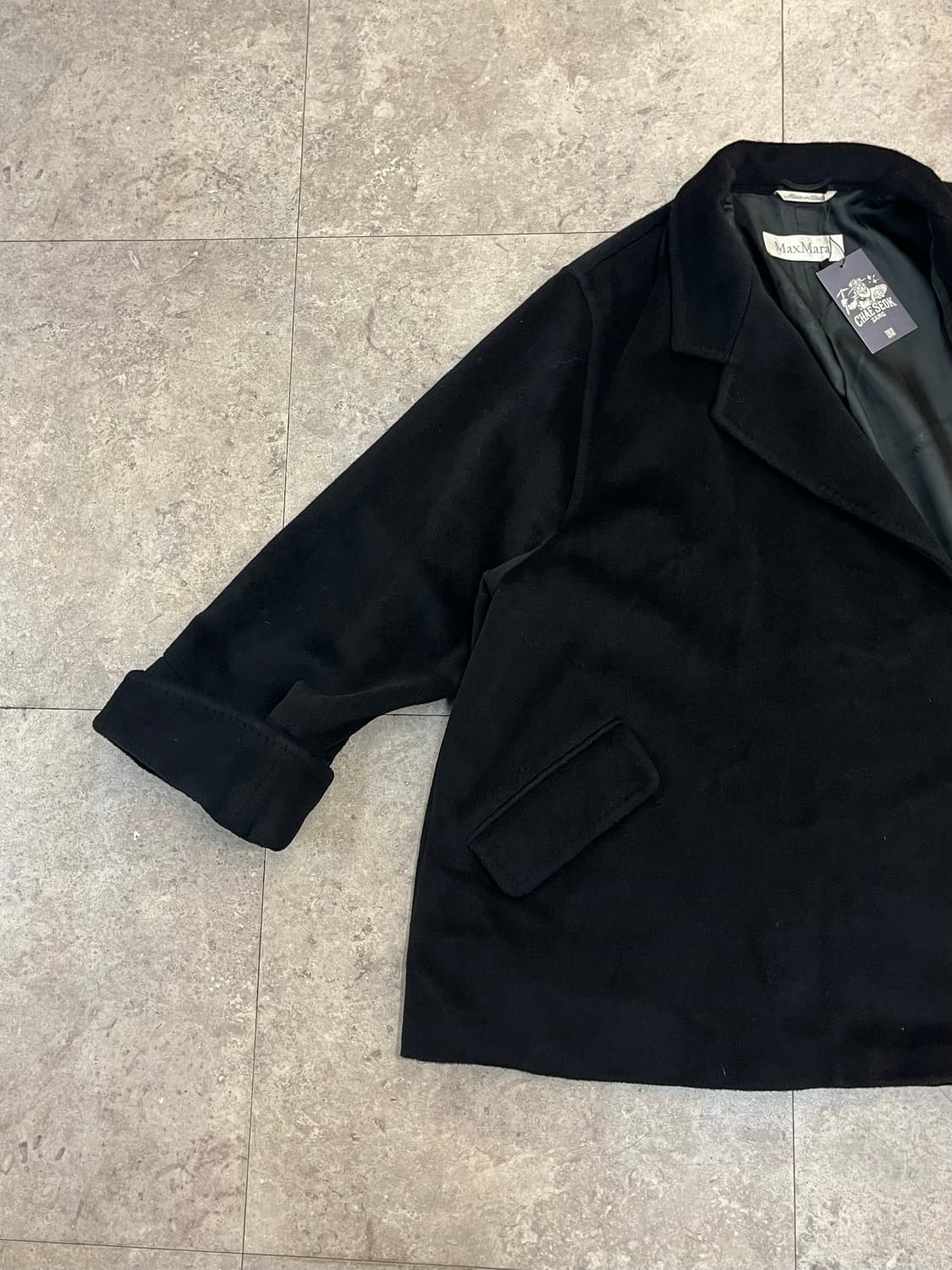 막스마라 캐시미어 코트 블랙 36 #csz2218 상품이미지5