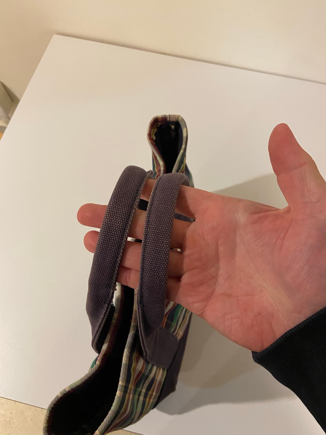 폴로 랄프로렌 체크 토트백 상품이미지4