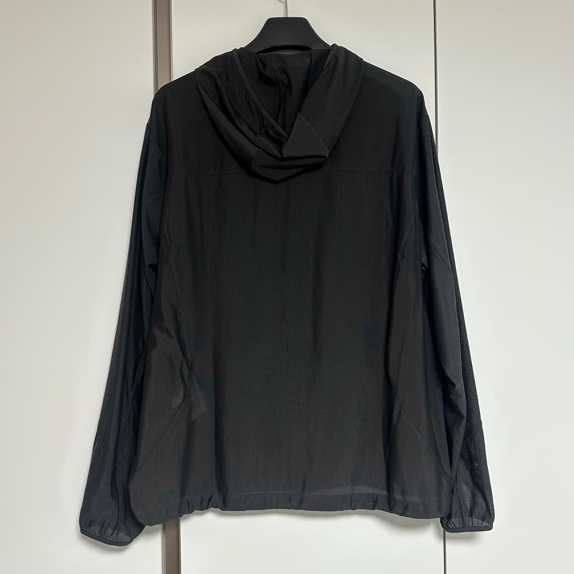 산산기어 지퍼 메쉬 자켓 블랙 - 24SS 4size 상품이미지6