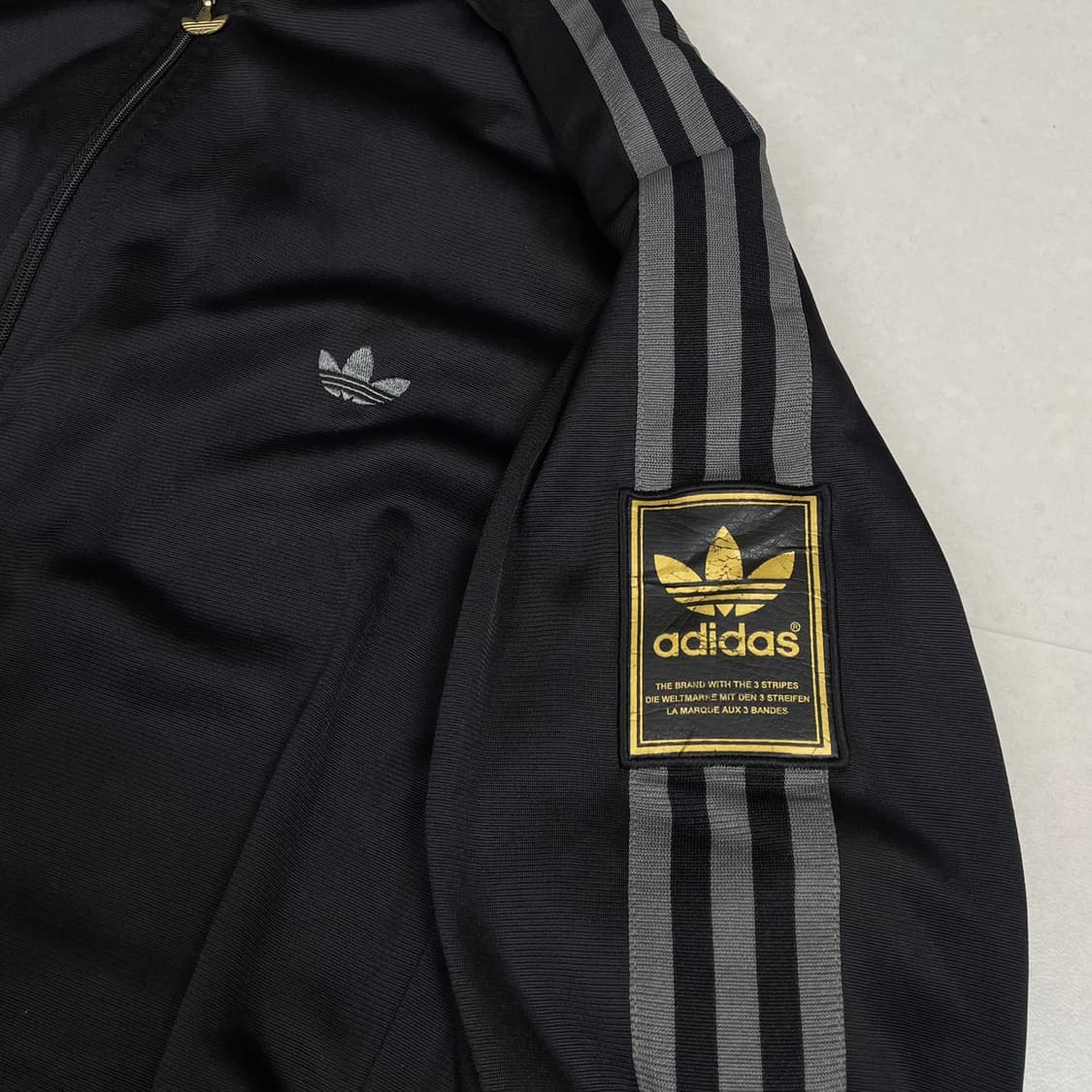 아디다스 adidas 오리지널 골드 라벨 기모 트랙탑 져지  (희귀져지) 상품이미지4