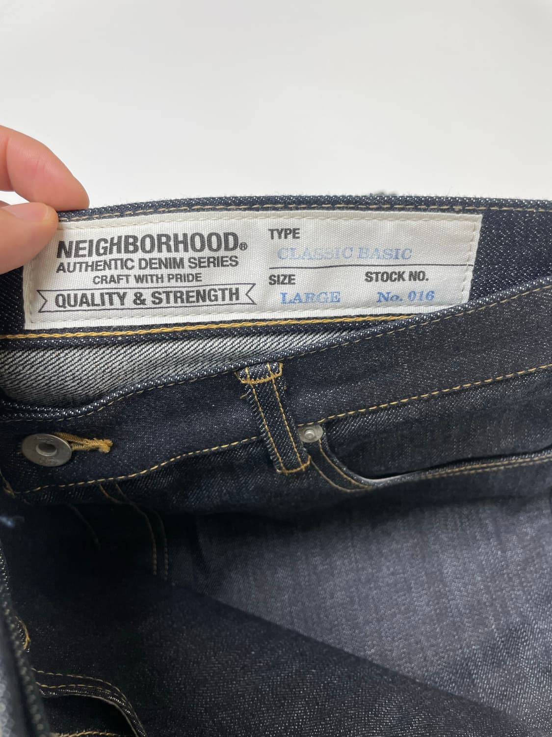 [L]네이버후드 클래식 베이직 데님 상품이미지2