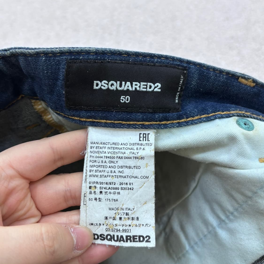 50 디스퀘어드2 남성 데님 팬츠 0428E 상품이미지3