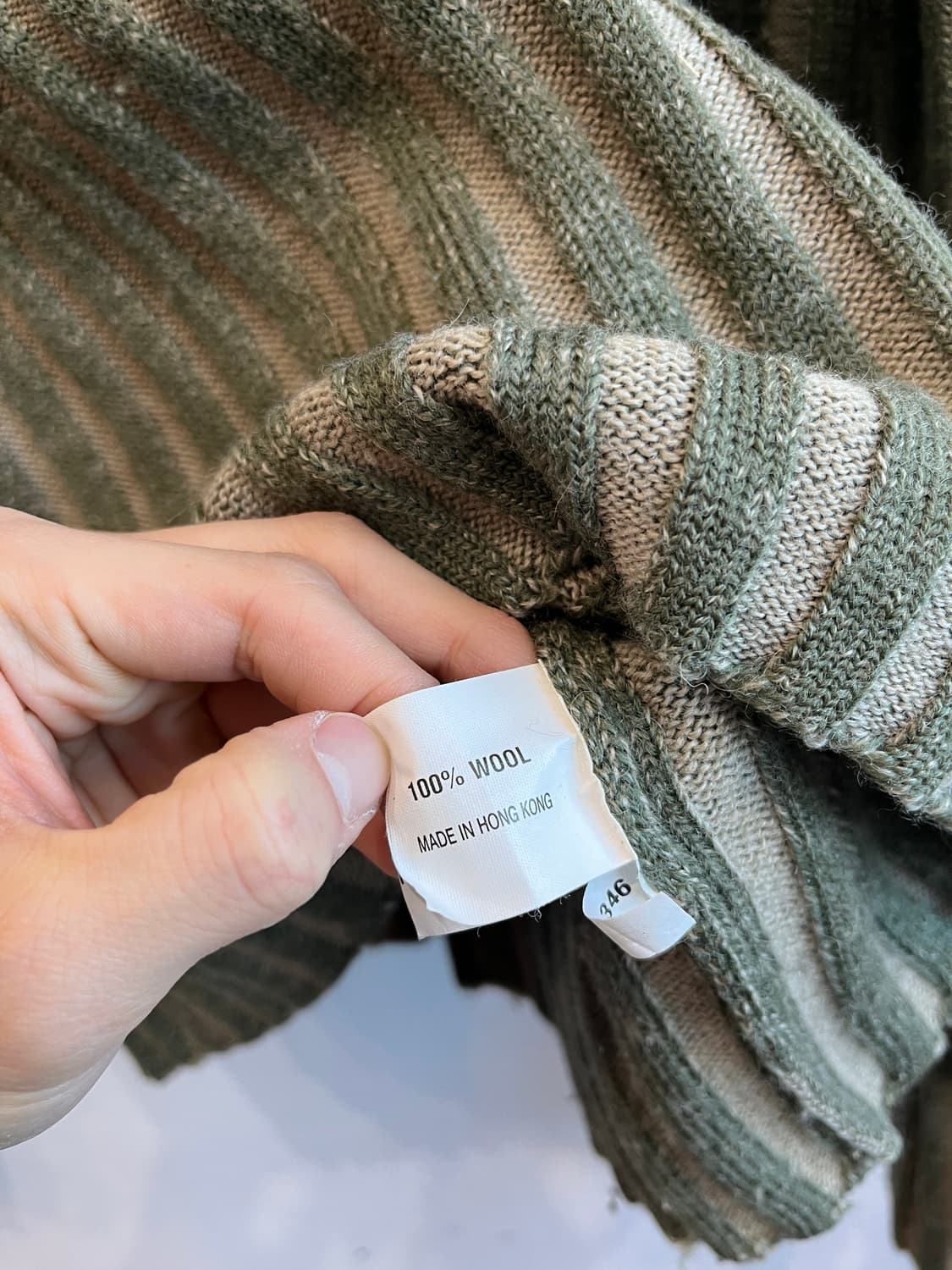 JIGSAW 퓨어울 빈티지 골지 니트 상품이미지6