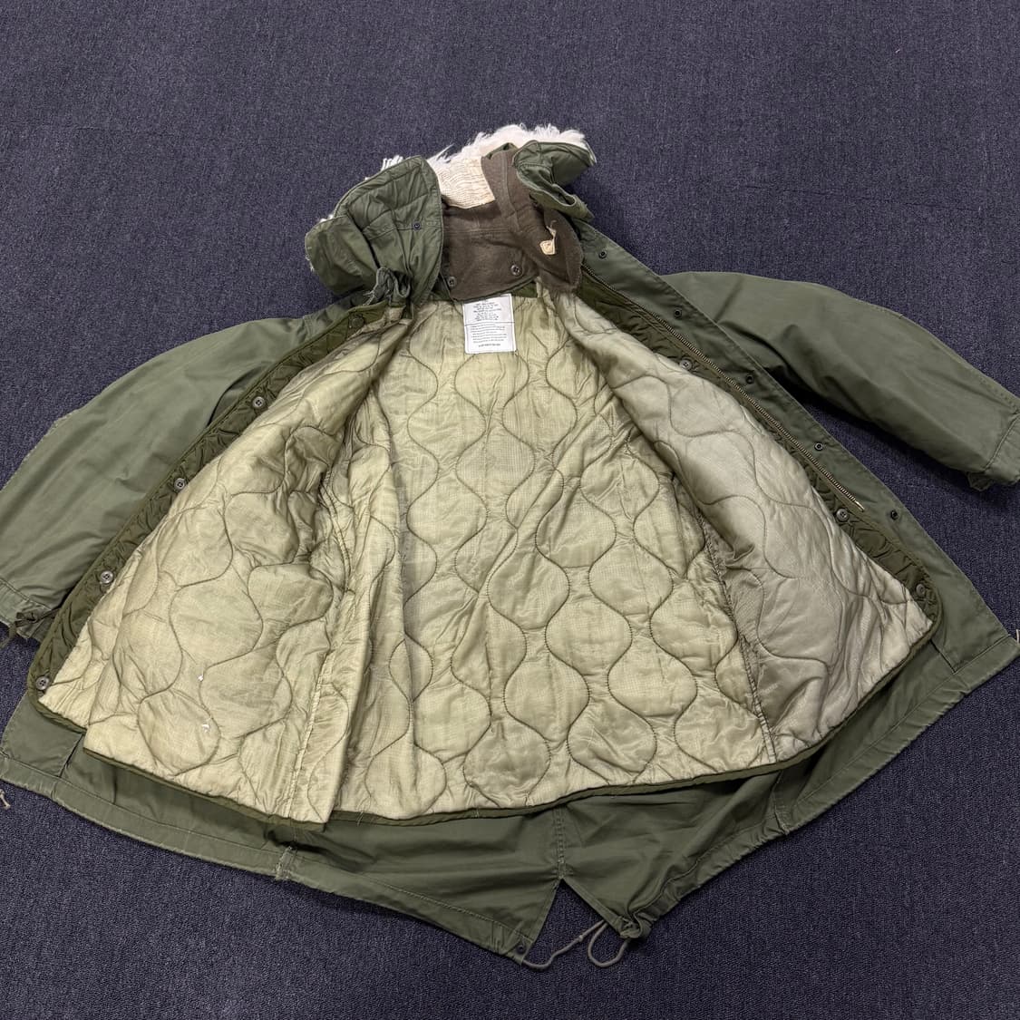 M-65 피쉬테일 야상 개파카 자켓 상품이미지6