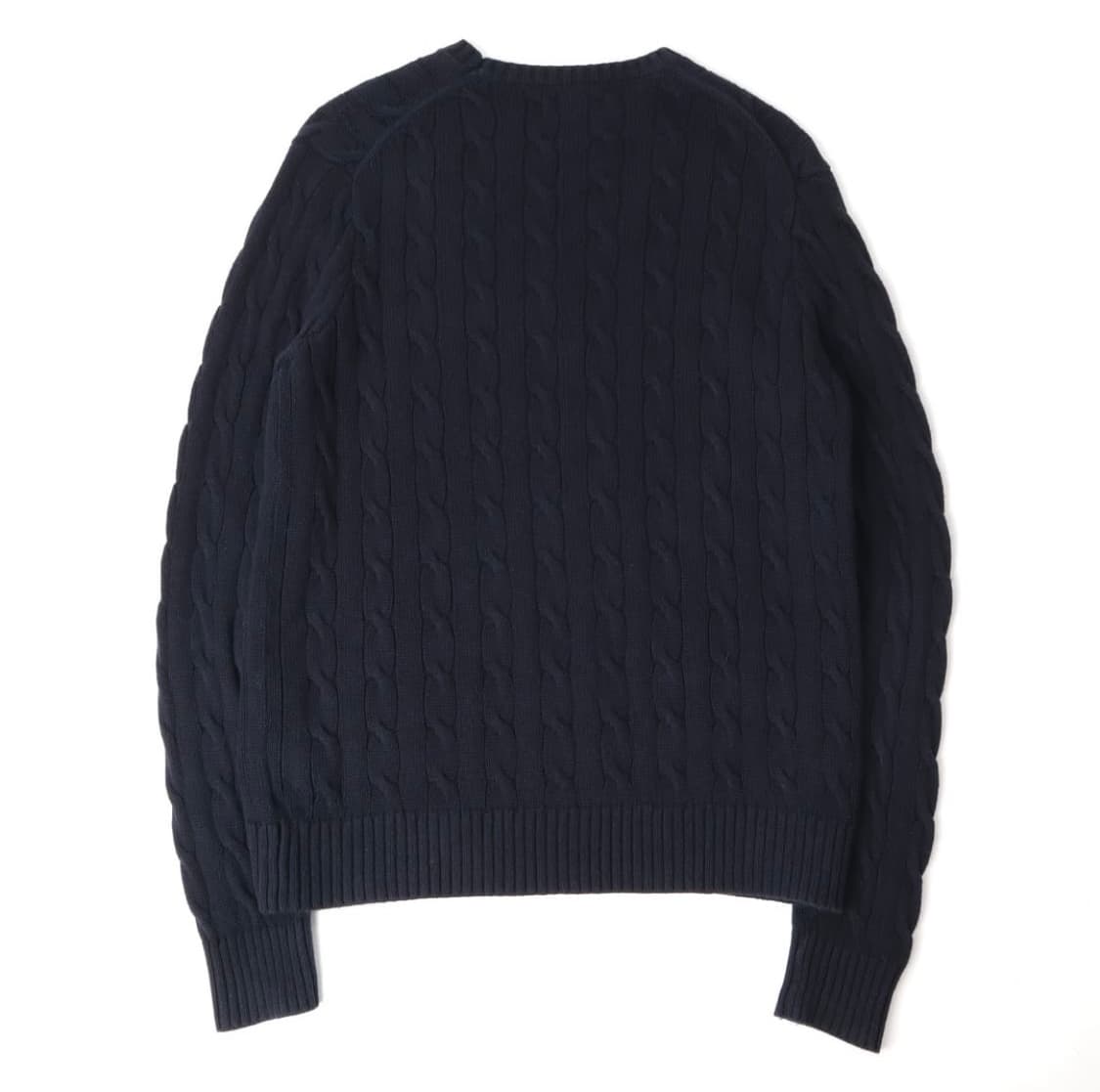 폴로 랄프로렌 네이비 레드포니 코튼 케이블 니트 스웨터 상품이미지5