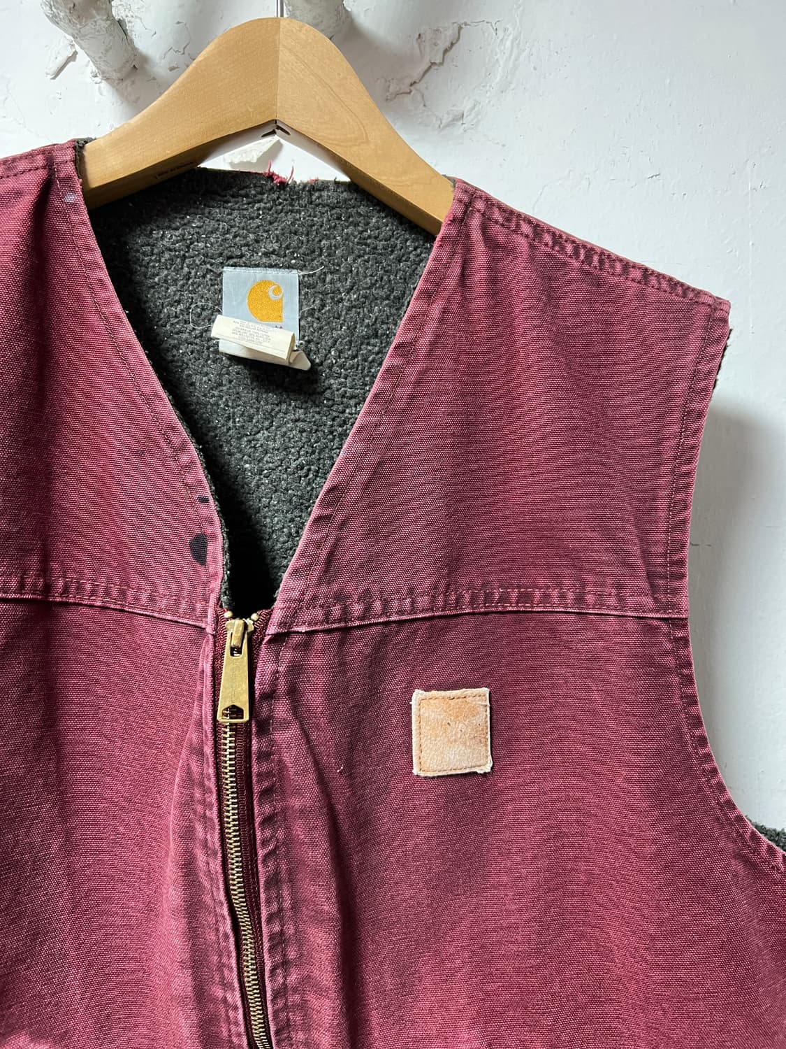 칼하트 V13CR1 보아 라인드 샌드스톤 덕 베스트 USA 상품이미지2