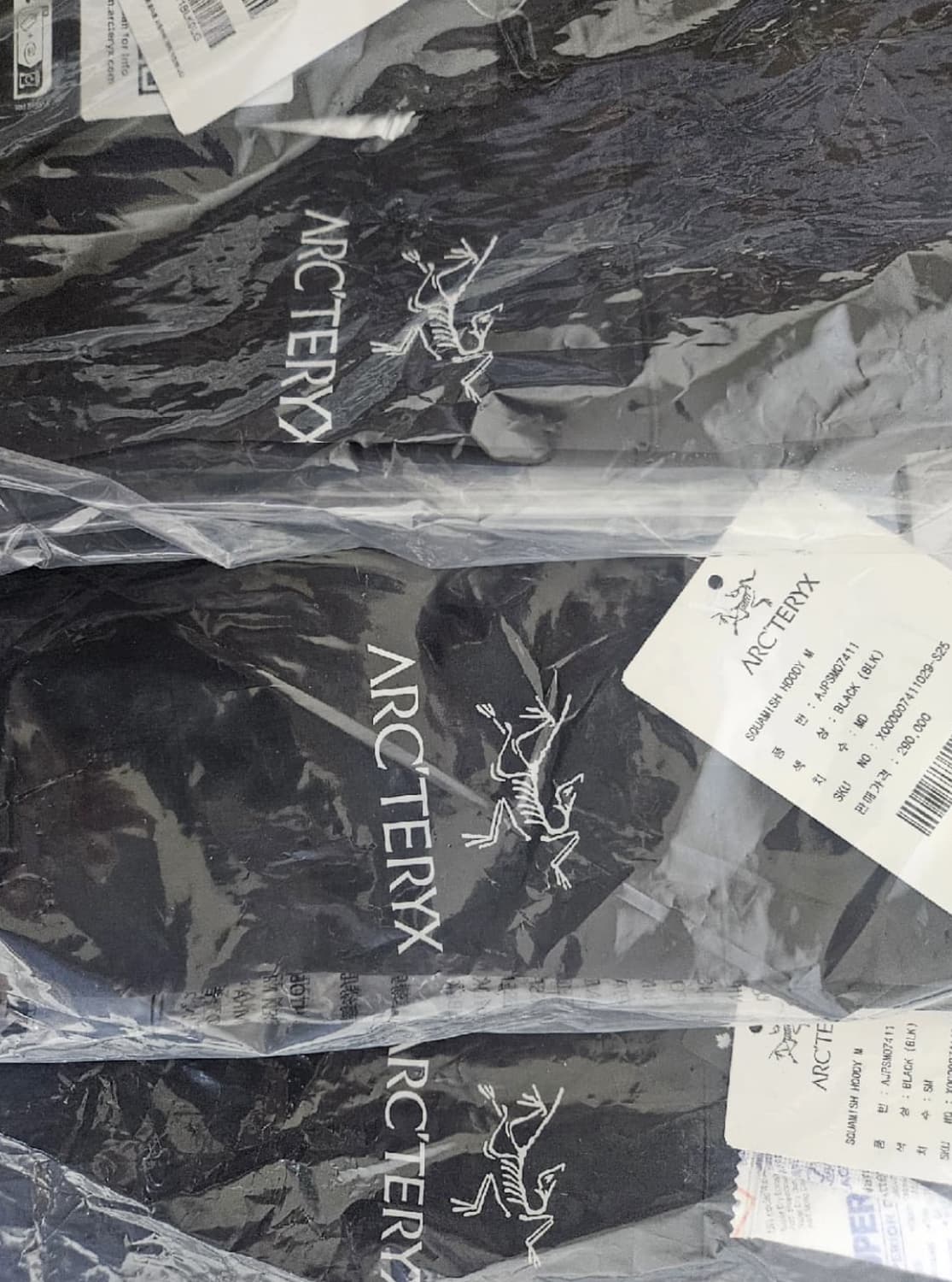 아크테릭스 스쿼미시 후디 블랙 새상품 (S) 상품이미지2