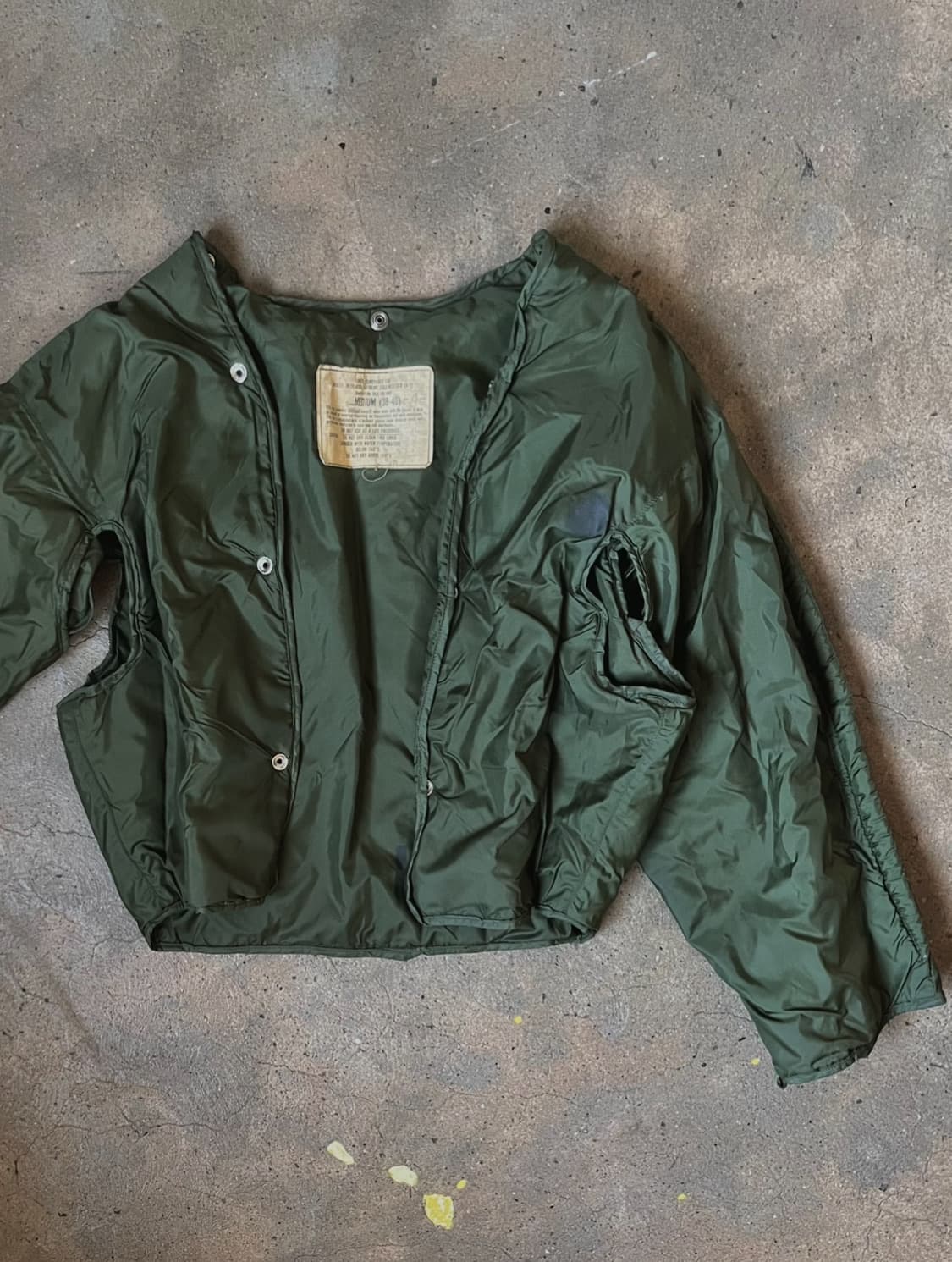 [M]62s 미군 오리지널 A-1 덱 자켓 항공 점퍼 상품이미지5