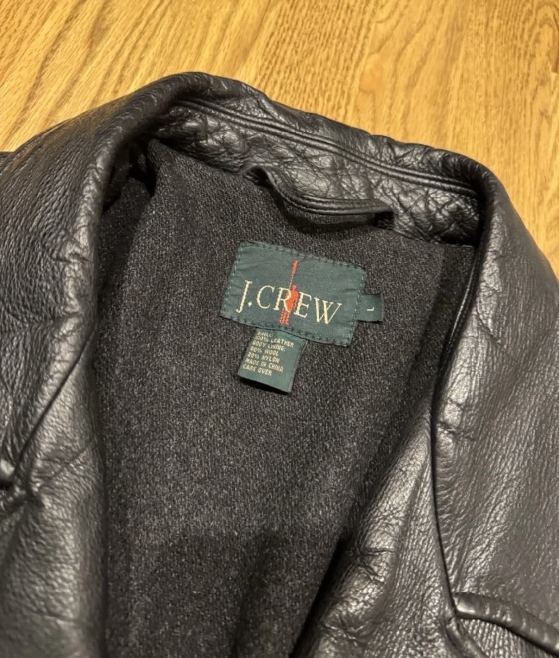 올드 제이크루 래더 카코트 j crew leather car coat 상품이미지3