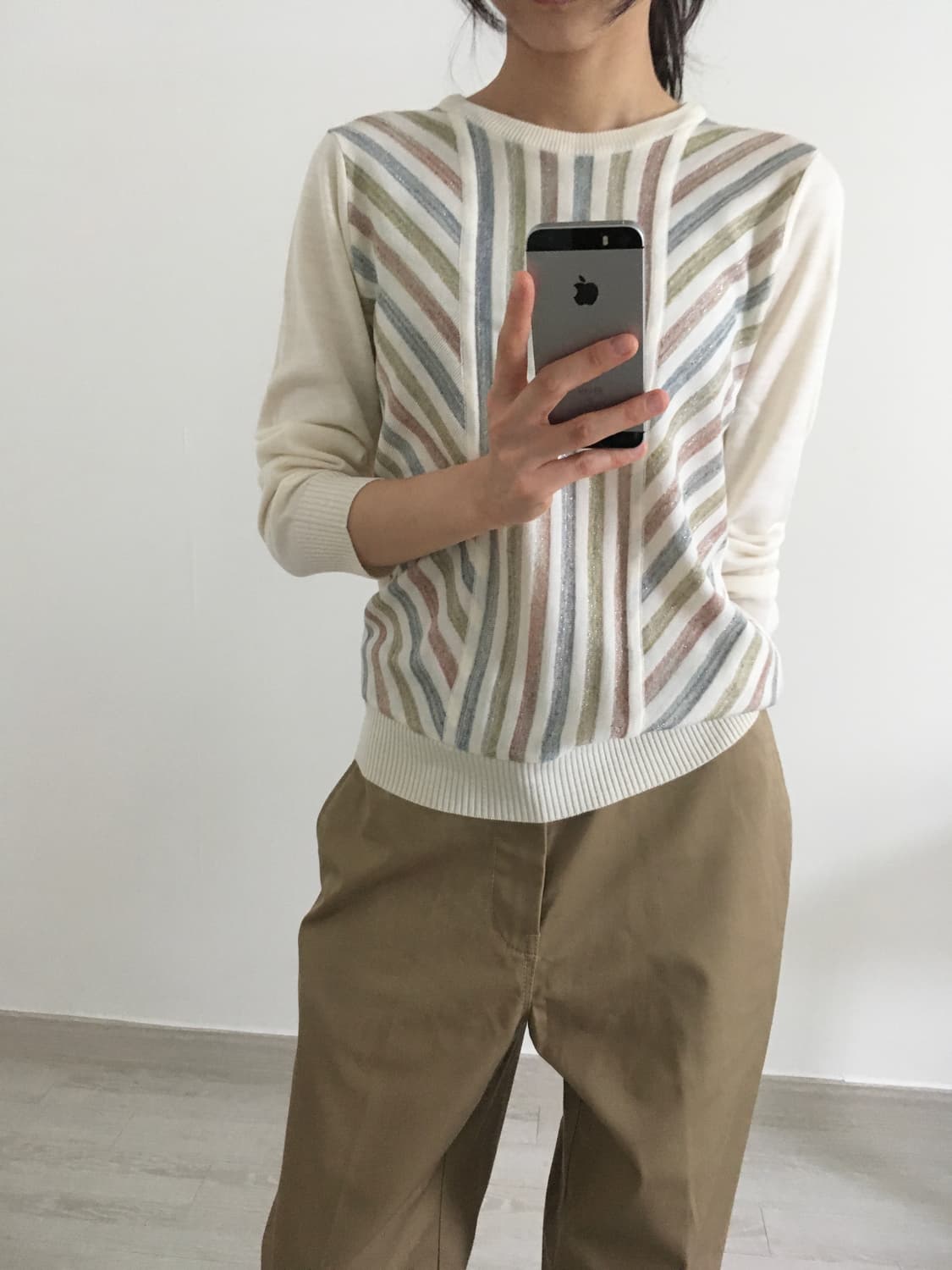 Glitter line knit top 상품이미지7