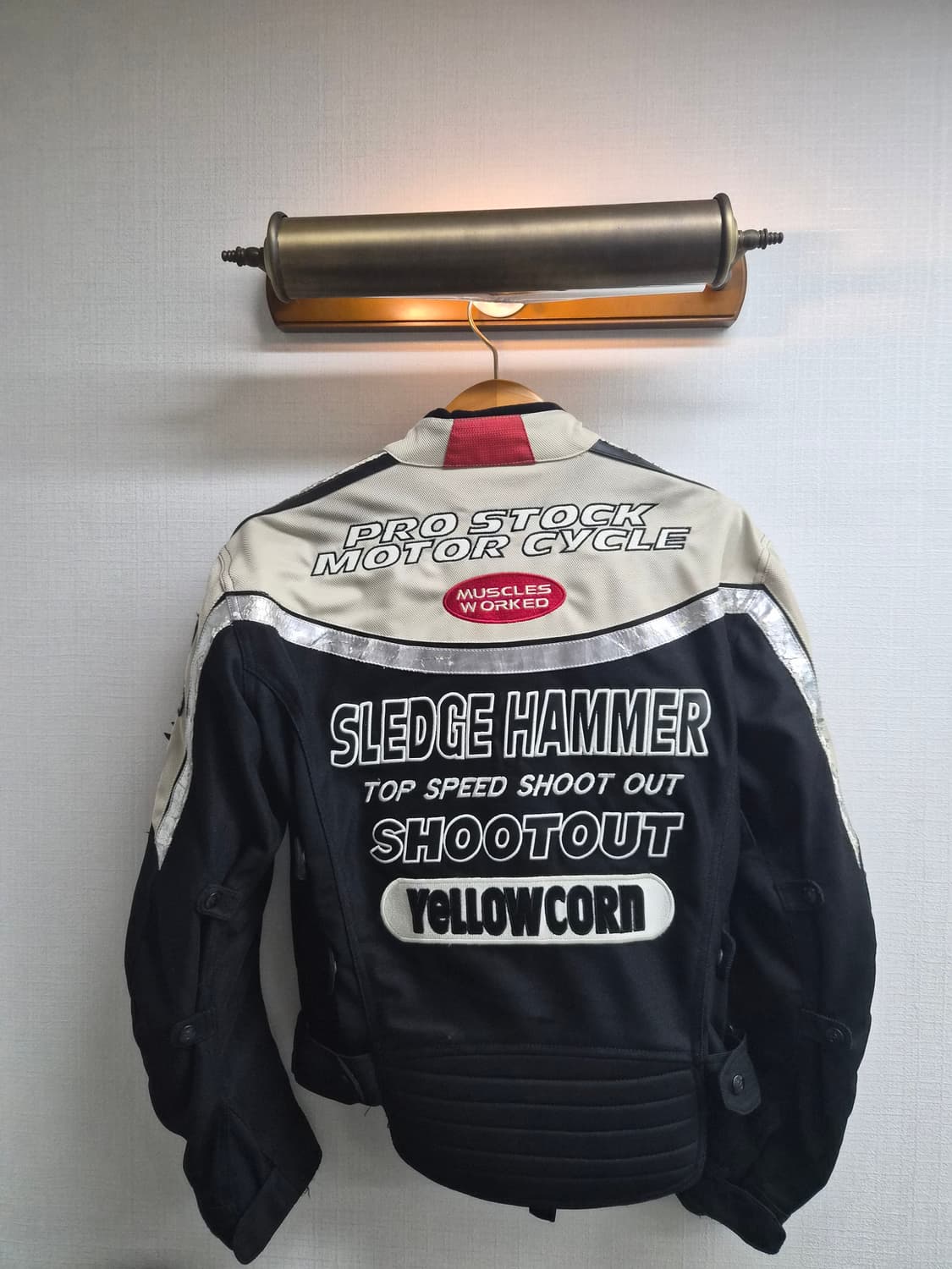 M/95) 옐로우콘 슬래지 해머 모터사이클 레이싱 자켓 팝니다 상품이미지2