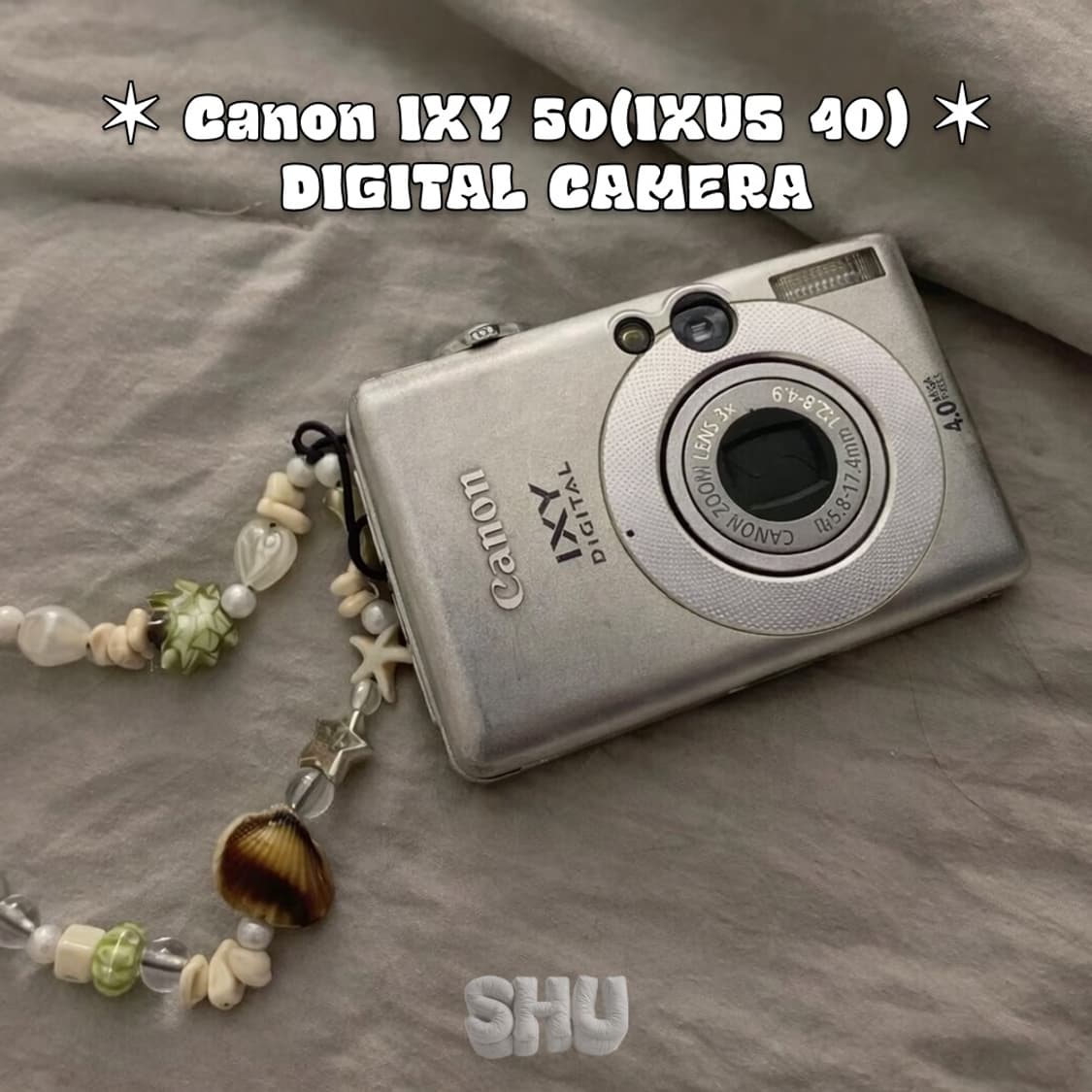 캐논 익시 50 (익서스 IXUS 40) 빈티지 디카 실버 상품이미지1