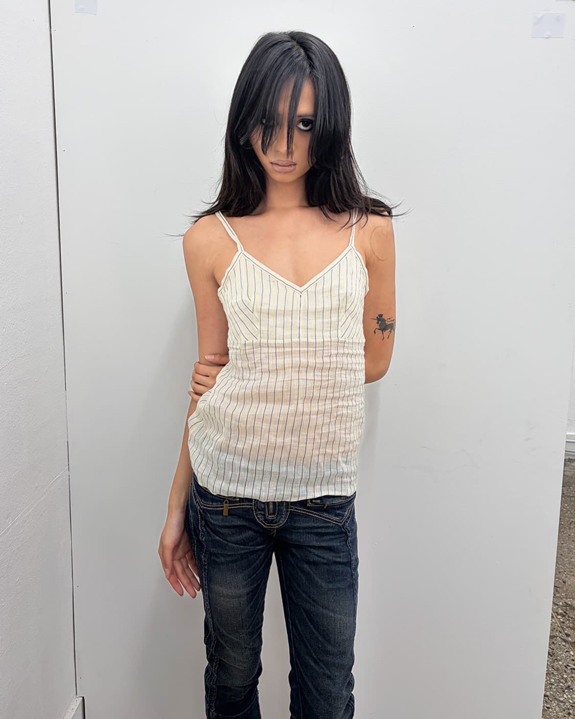 끌로에 by 피비 파일로 2005S/S 스트라이프 탱크탑 상품이미지1