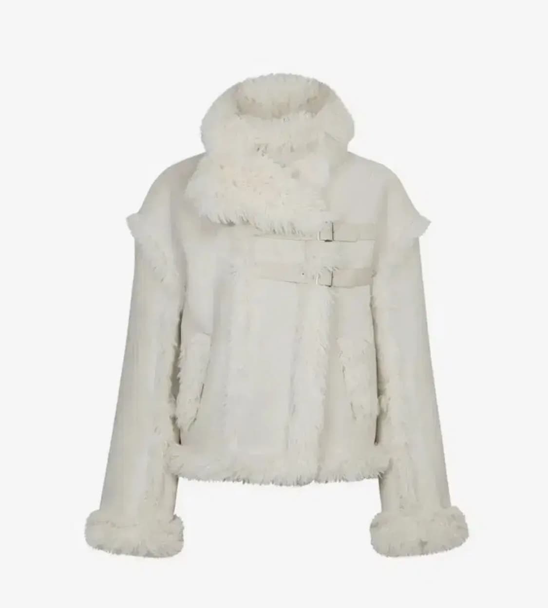 페인오어플레져 무스탕 LUNA BELTED JACKET 상품이미지1