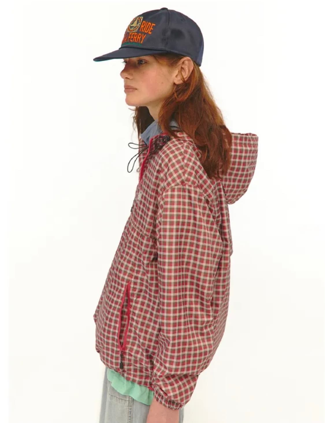 테켓 symbol check wind jacket 윈드자켓 바람막이 상품이미지5
