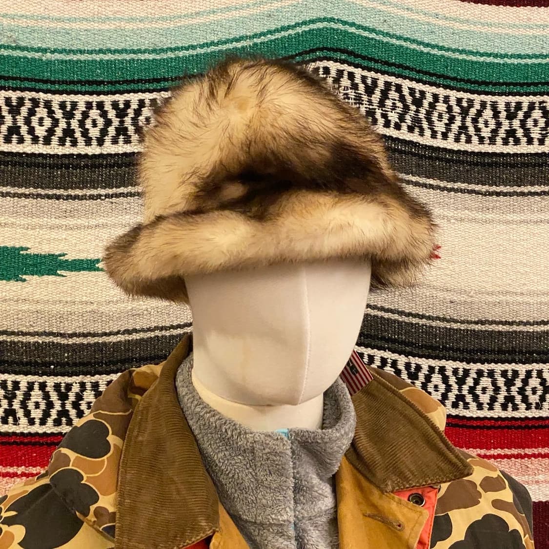 90s USA 오리지널 밍크 벙거지모자 상품이미지4