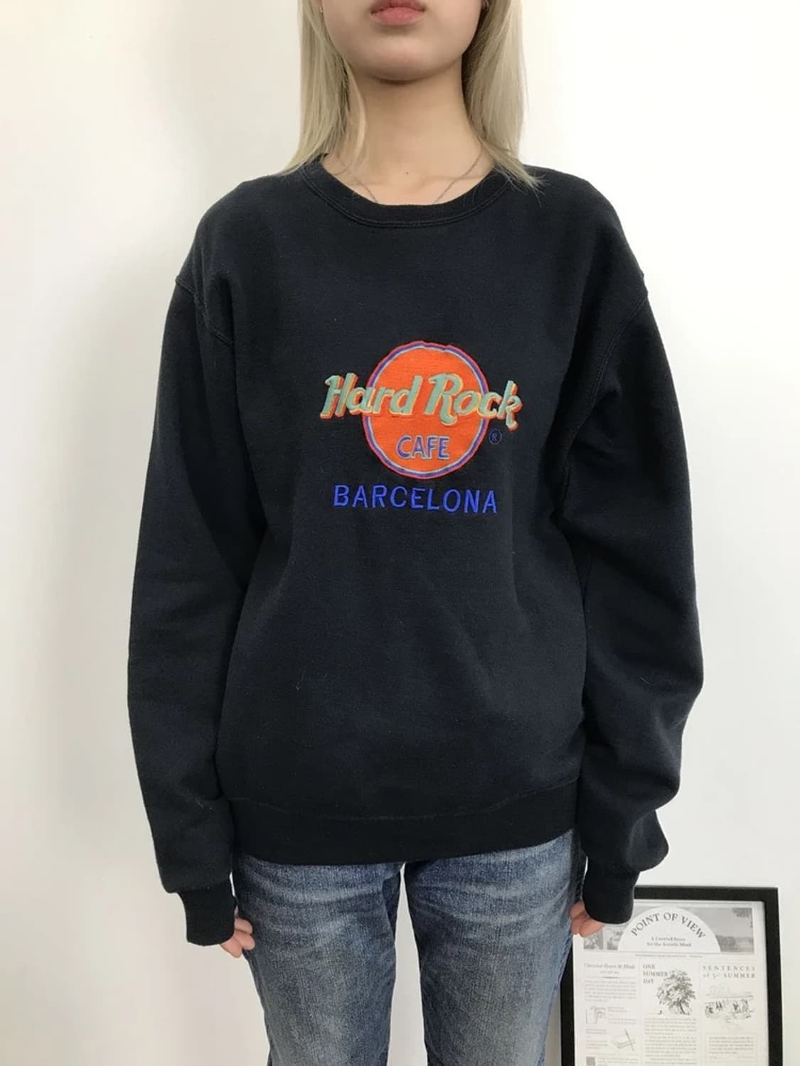 Hard Rock Cafe Barcelona USA Sweatshirt 상품이미지2