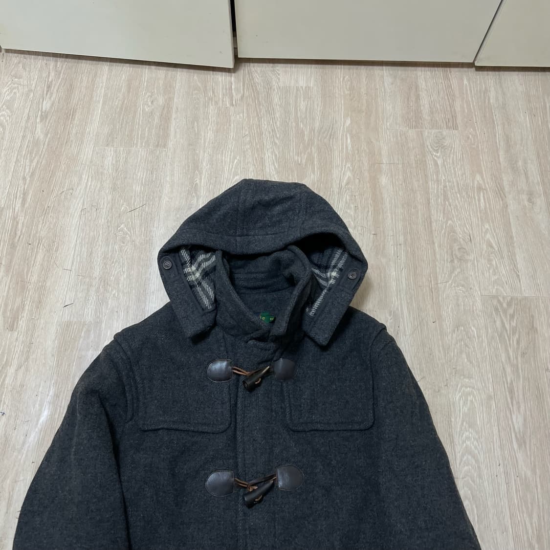 빈폴 남성 모직 더플 후드 떡볶이코트 L/100  상품이미지2