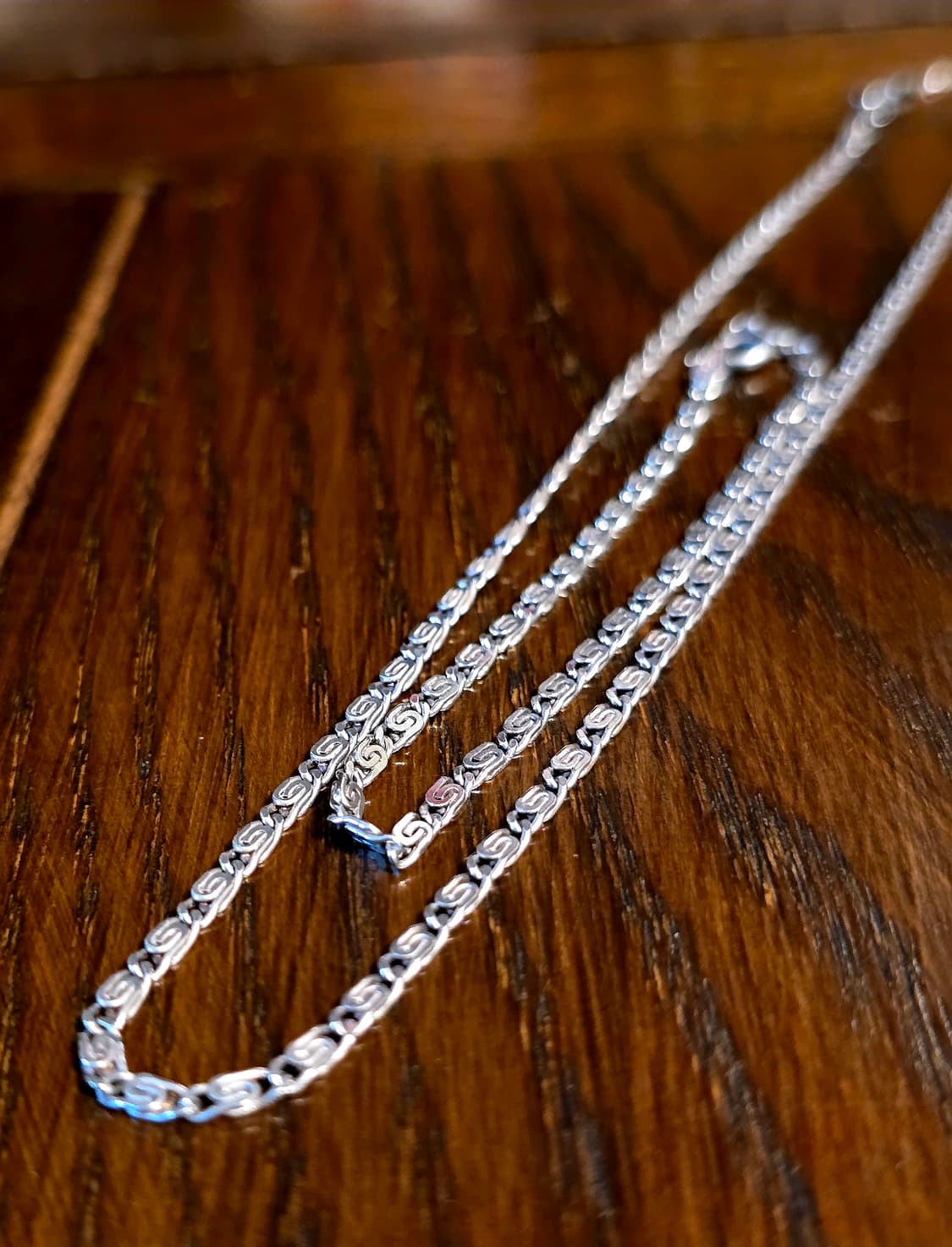 🇮🇹이탈리아 체인 실버 팔찌 목걸이 세트 상품이미지2