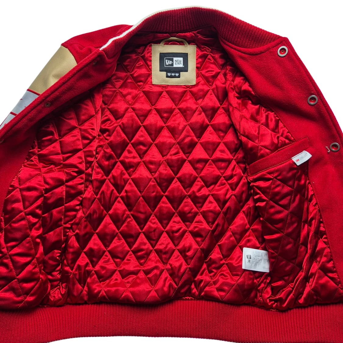 [S] 뉴에라x엑스라지 레더 바시티 자켓 상품이미지7