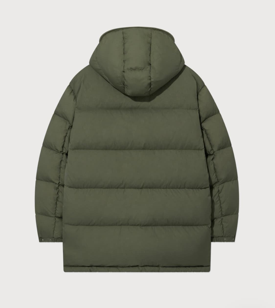 커버낫 디태처블 후드 미드 다운 자켓 상품이미지3