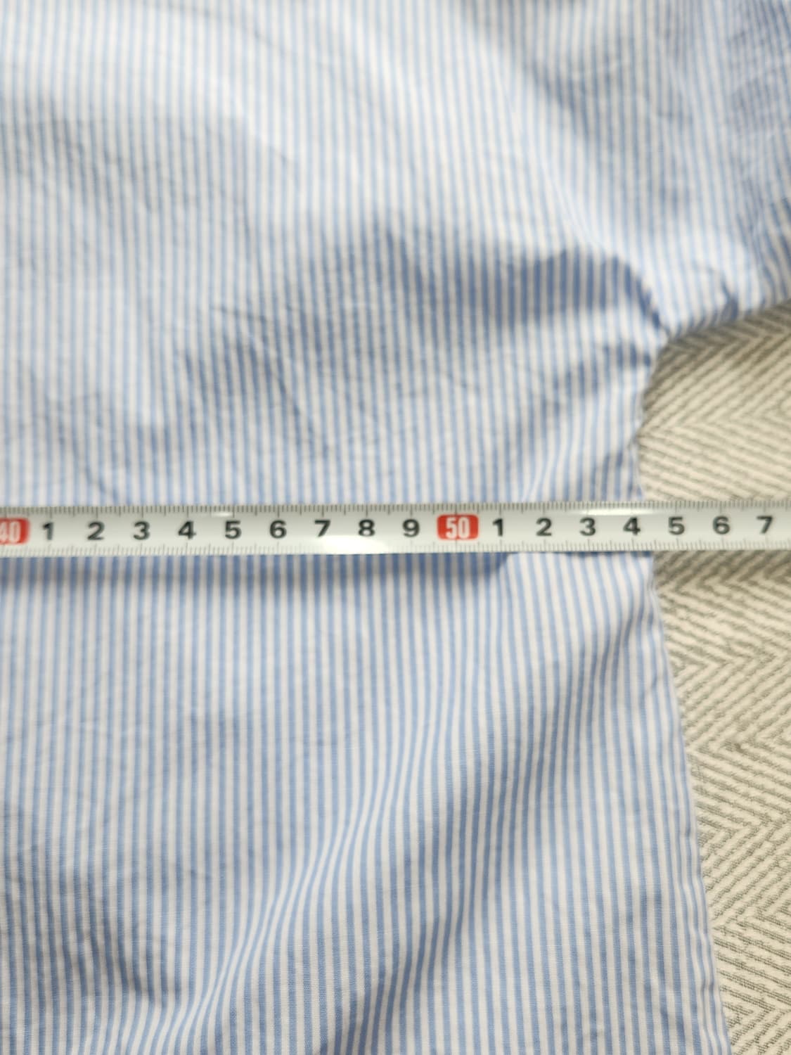 [S] 자라 ZARA 스트라이프 리본 블라우스 오버핏 상품이미지7