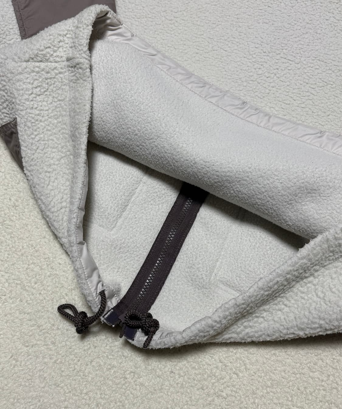 나이키 화이트 모카 투웨이 쉐르파 후리스 상품이미지8