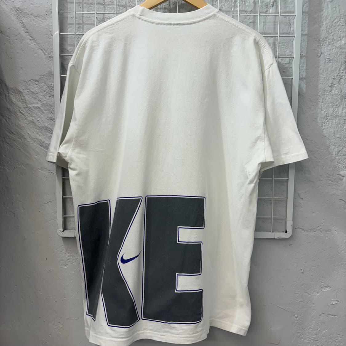 90s 나이키 올드스쿨 스펠아웃 로고 반팔 티셔츠 XL 상품이미지2