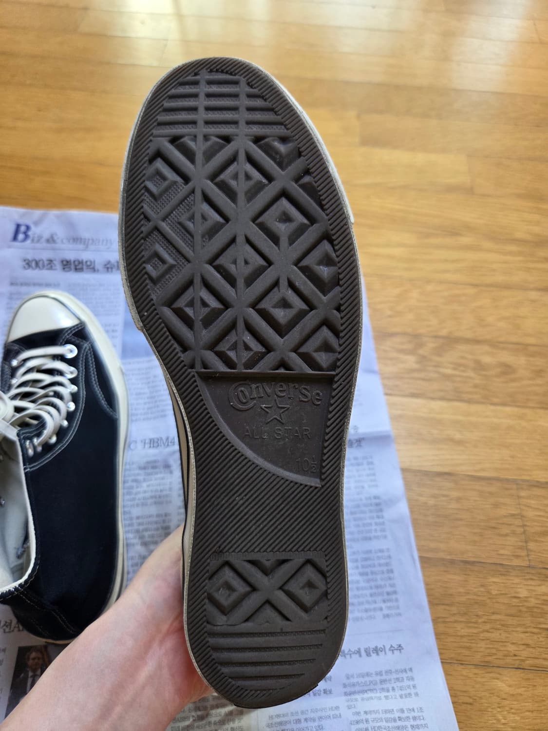 컨버스 척70 하이 블랙 / 162050C 상품이미지6