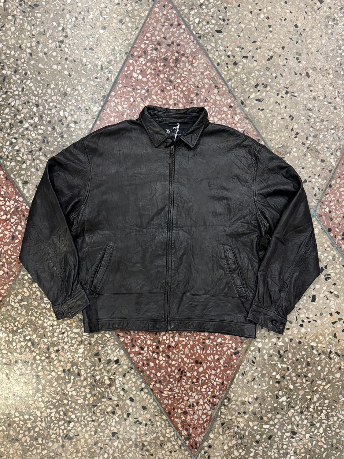 폴로 랄프로렌 맥스웰 레더 자켓 (XXL) 상품이미지1