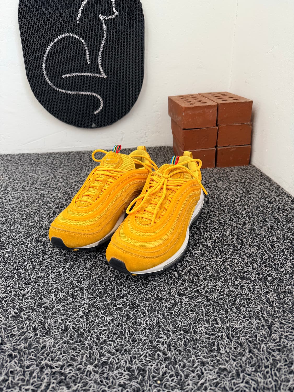 나이키 에어맥스 97 옐로우 260mm 상품이미지2