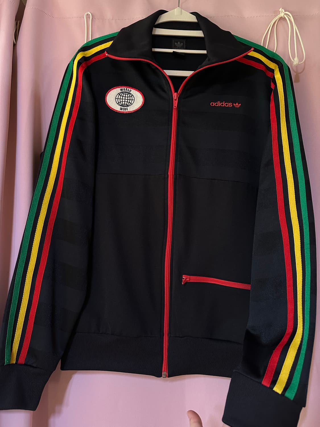 아디다스 베켄바우어 져지 아디다스 블랙 무지개 삼선 아디다스구형 월드져지 상품이미지2