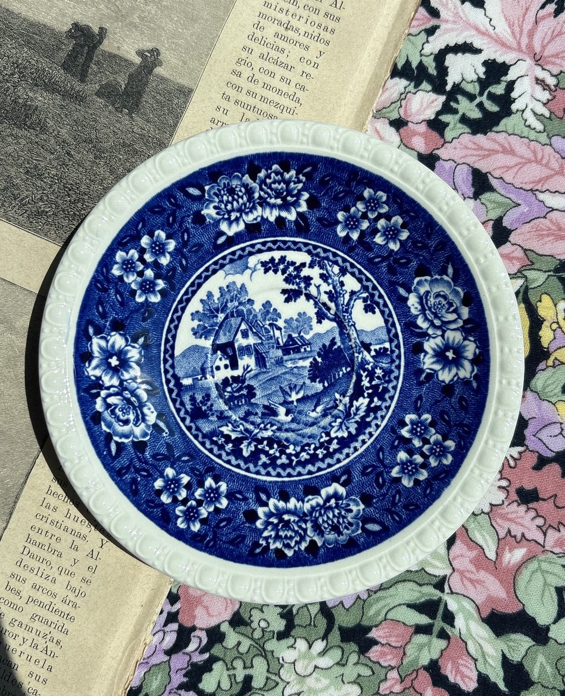 [Rare]빈티지 빌레로이앤보흐 루스티카나블루 에소잔 상품이미지5