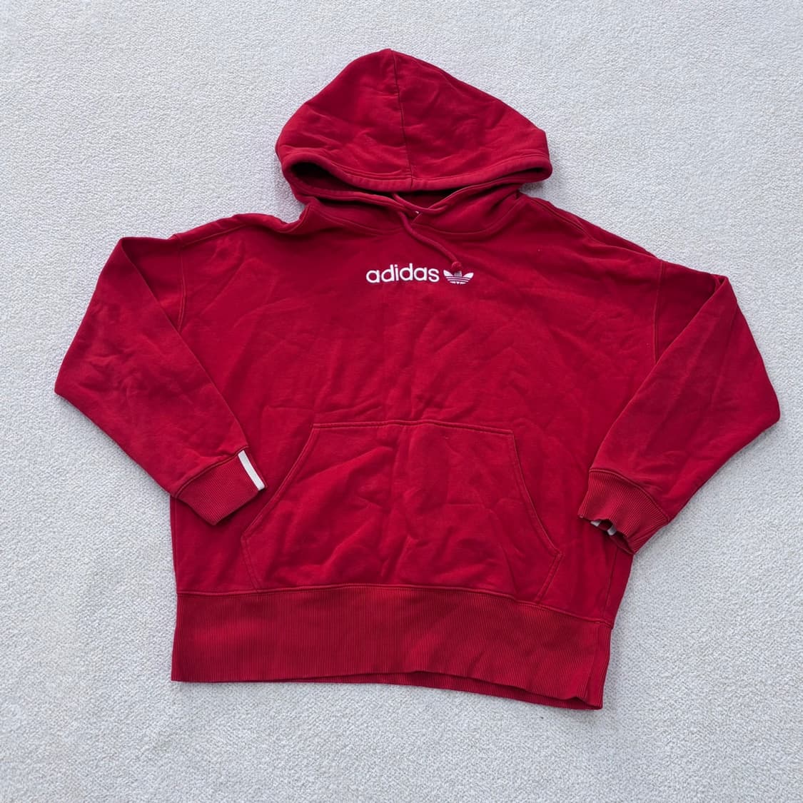 M 아디다스 스몰로고 후드 티셔츠 0309E 상품이미지1