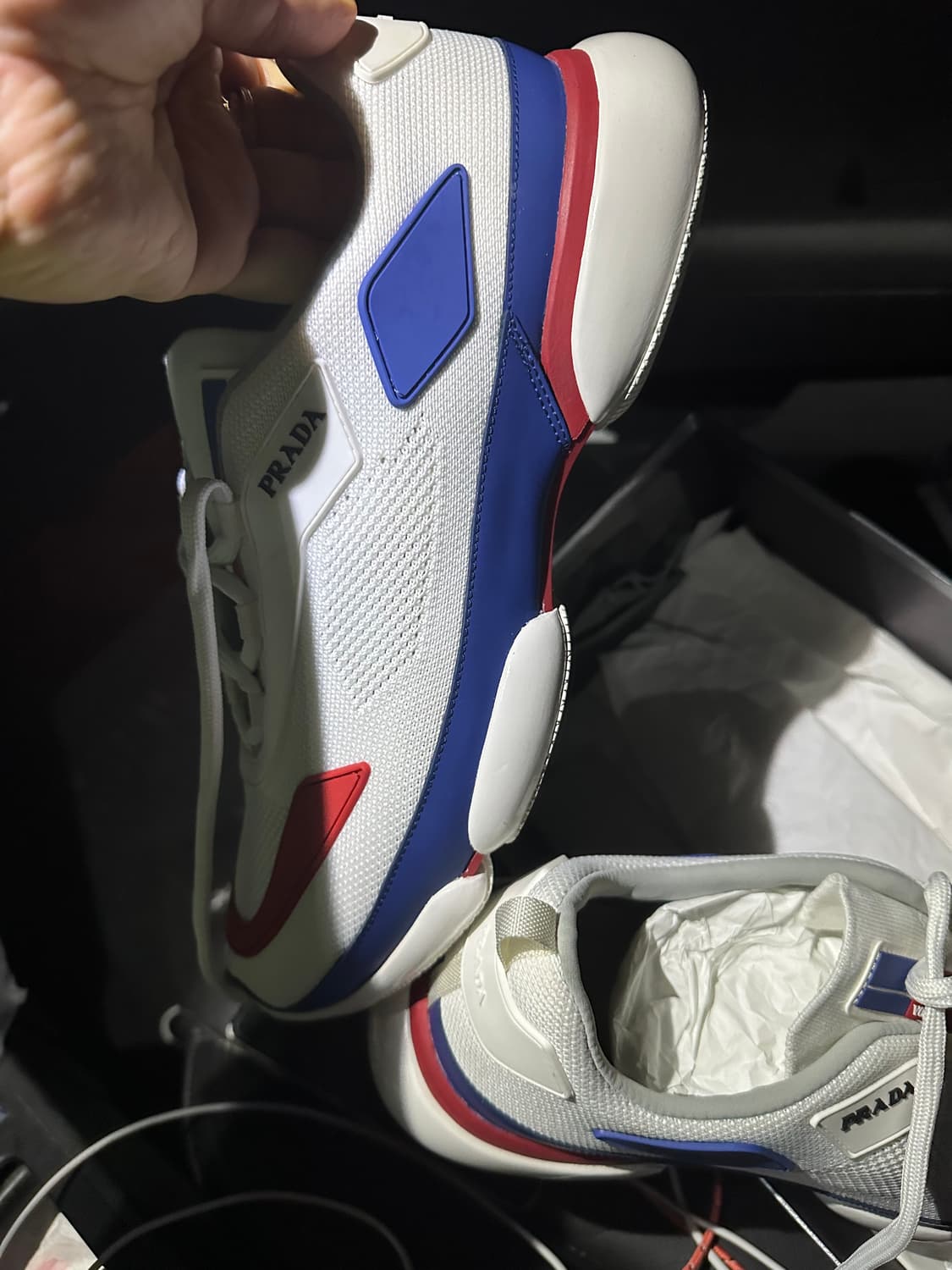 정품 프라다 운동화 1회 착용  상품이미지3