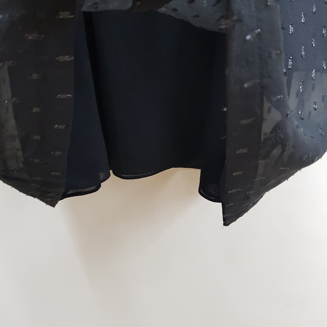 띠어리 메탈릭 실크 스카프 드레스 2사이즈 상품이미지5