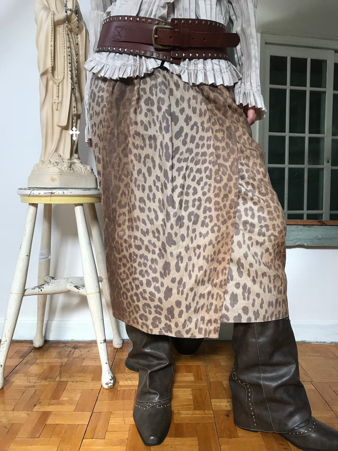vintage pattern skirt (26inch) 상품이미지1