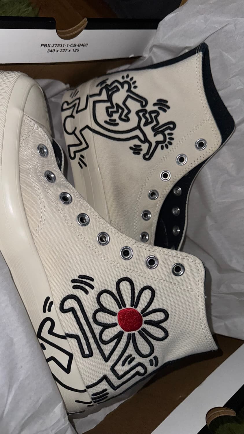 (280) 컨버스 x 키스 해링 척 70 하이 화이트 상품이미지1