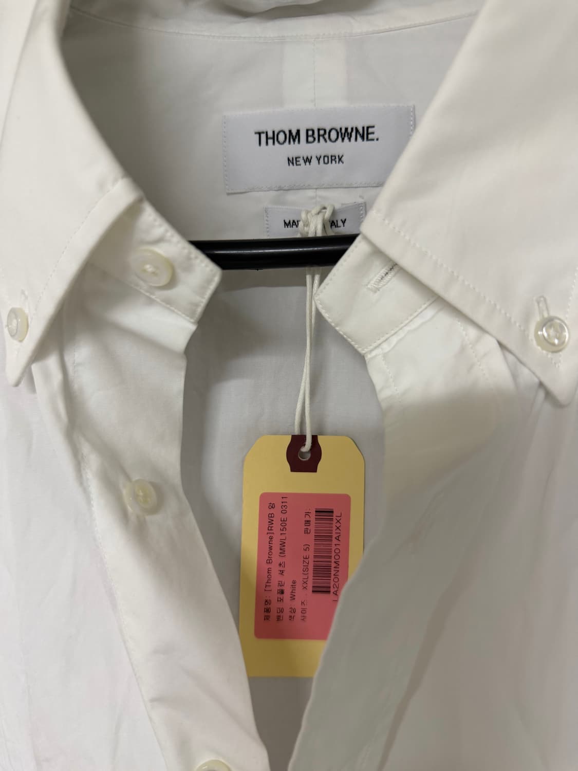 톰브라운 포플린 삼선 암밴딩 암밴드 셔츠 새상품 팝니다 상품이미지2