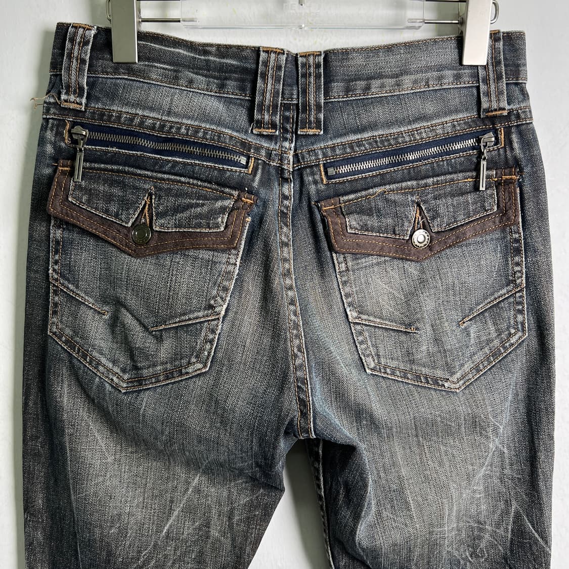 male&co 그레이 워싱 데님 팬츠 XL 상품이미지7