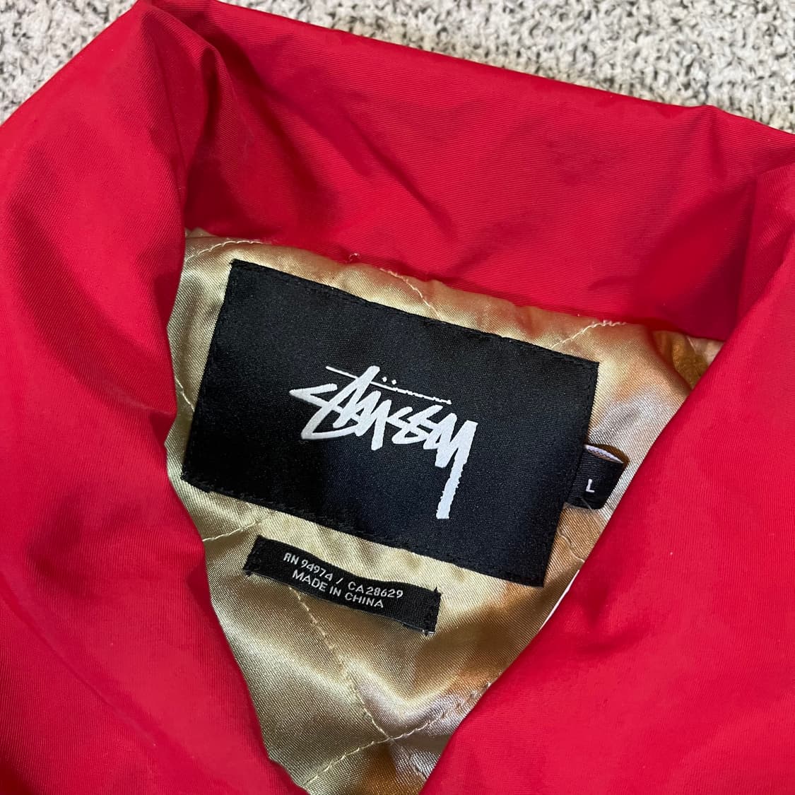 STÜSSY 스투시 빅로고 코치 자켓 상품이미지4