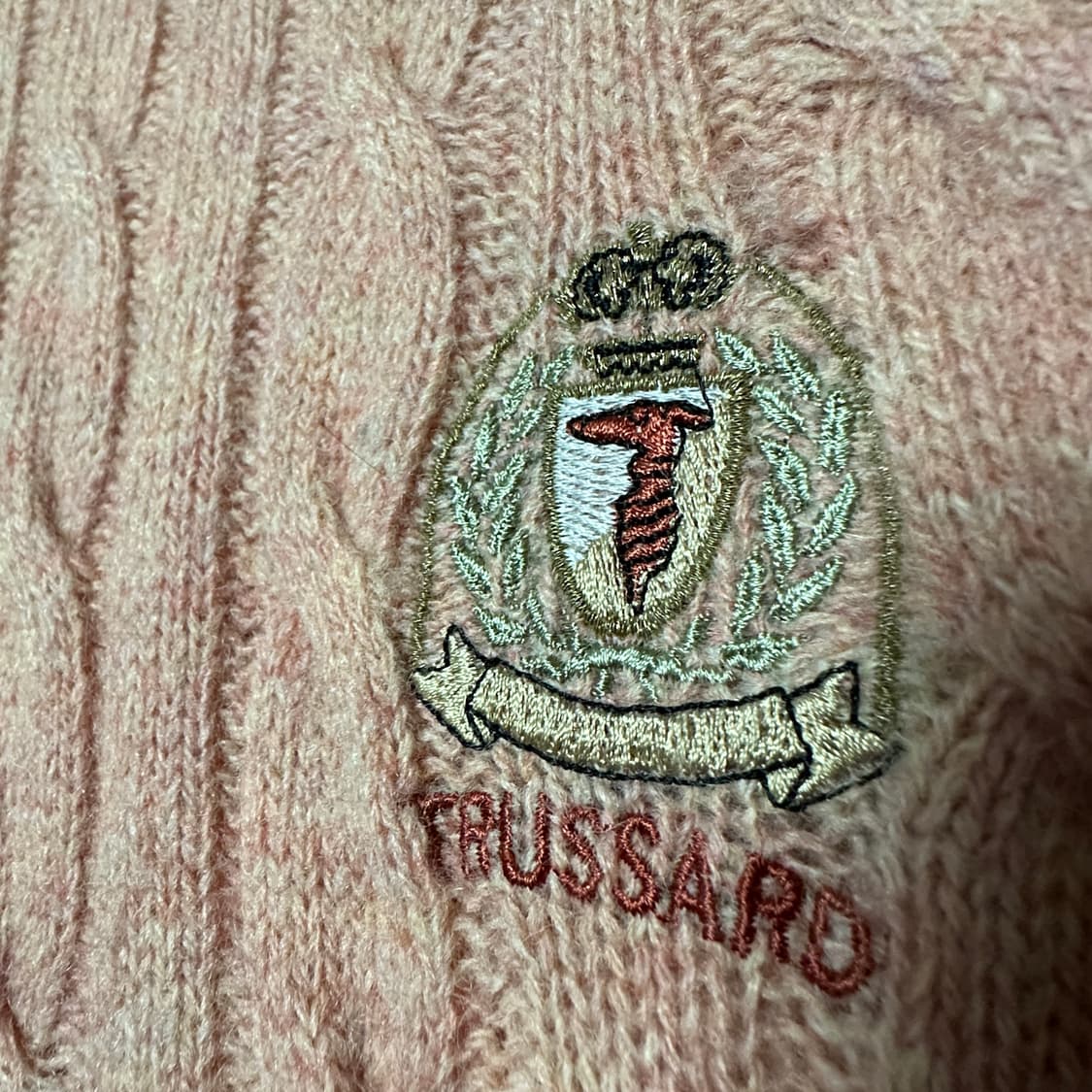 TRUSSARDI italy made wool knit sweater 상품이미지3