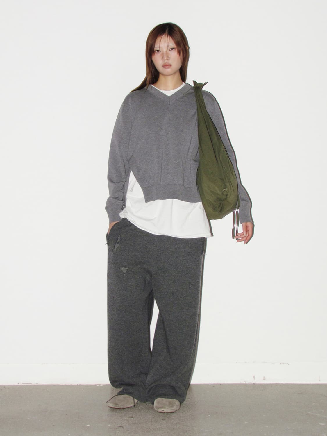 누마레 ÉÉ 토트백 카키 상품이미지3