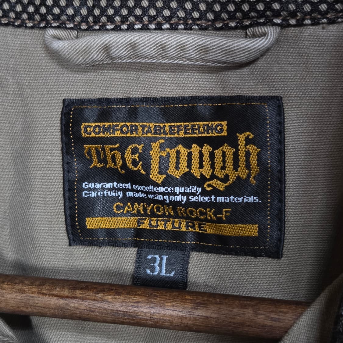 JPN 절개라인 투포켓 브라운 워크 셔츠 상품이미지8