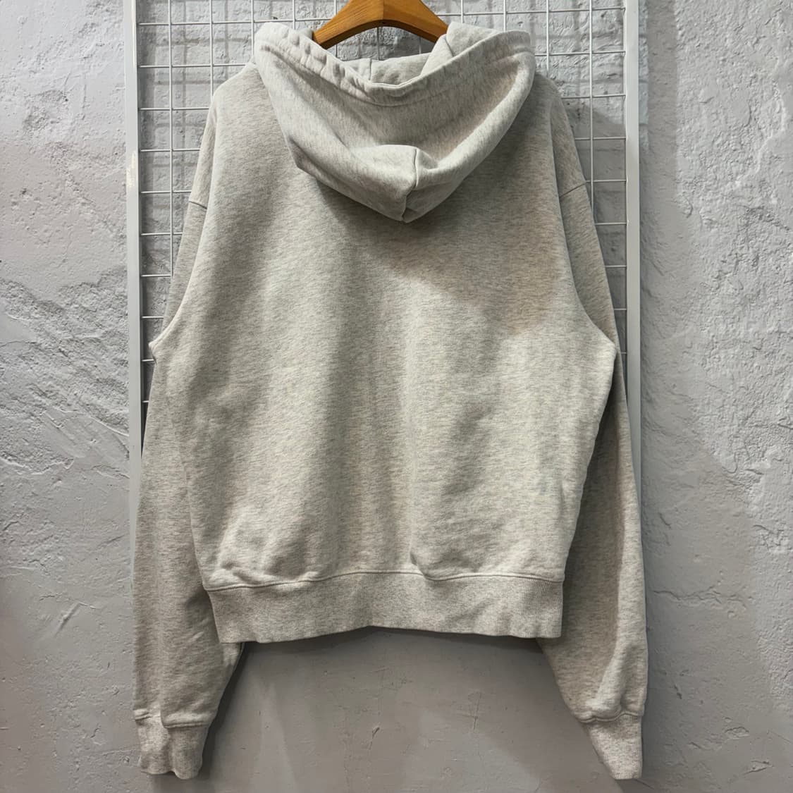 세터 그레이 코튼 올 데이 투웨이 후드집업 M 상품이미지2