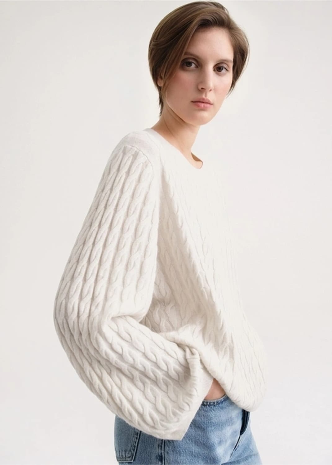 TOTEME 토템 케이블 니트(캐시미어100%) 상품이미지2